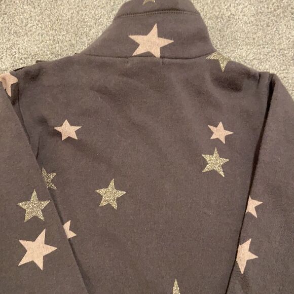 Crew Cuts sweater size 2 gray with stars bows cotton winter spring - Picture 7 of 8
